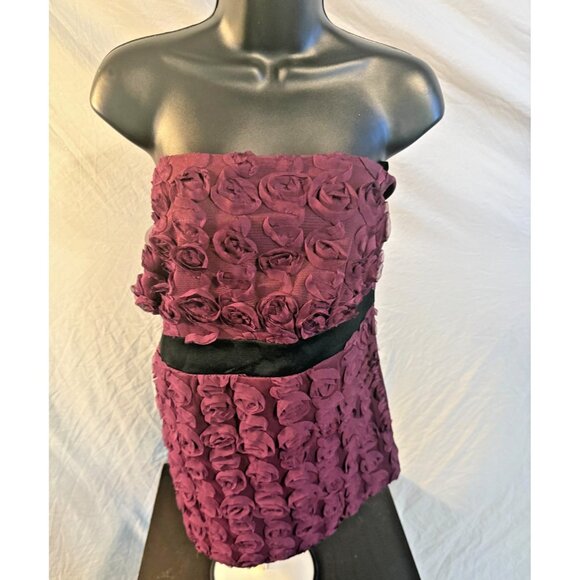 Vintage Torrid Womens Plus Size 2X Strapless Floral Romantic Shirt Top Blouse - Picture 1 of 4